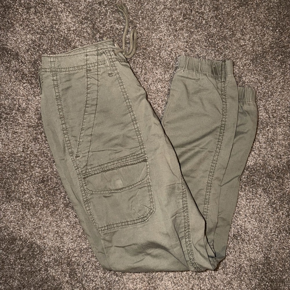 Hollister Sage Green Cargo Pants